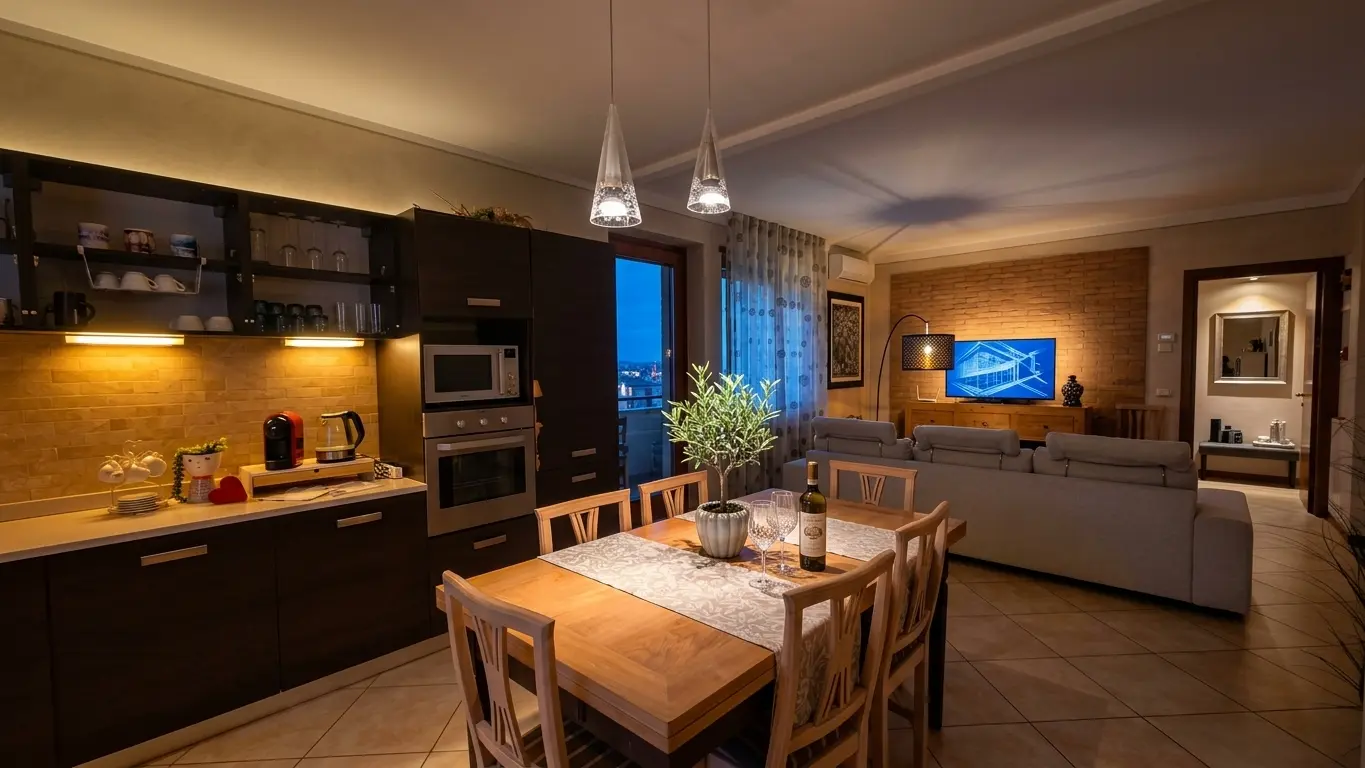 sala e cucina interior design verona Nadia B